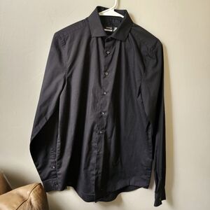J Ferrar stretch regular Size S Black button down